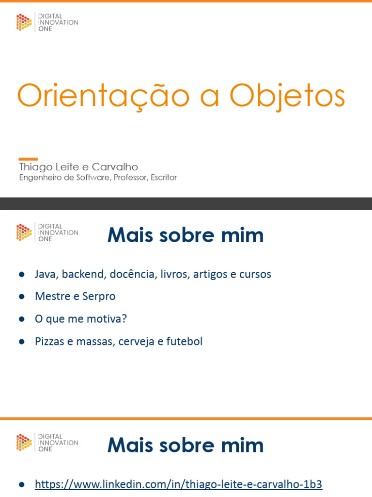 Curso de Orientação a Objetos em Java | PDF | Classe (programação de ...