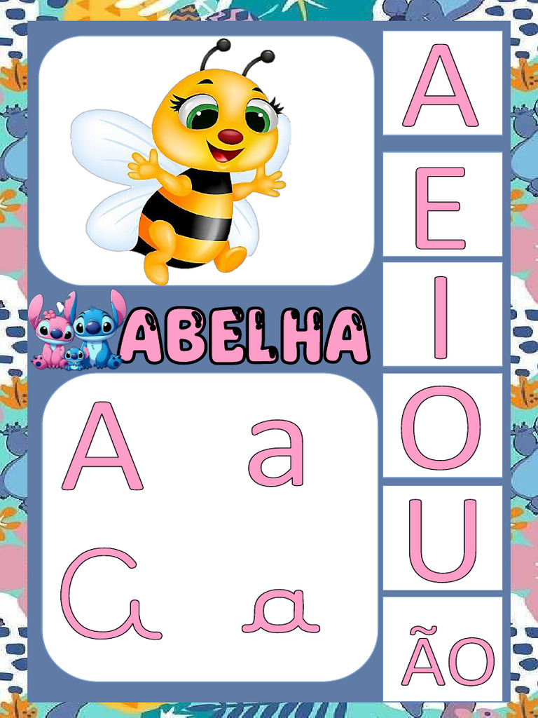 Alfabeto de Parede STITCH | PDF