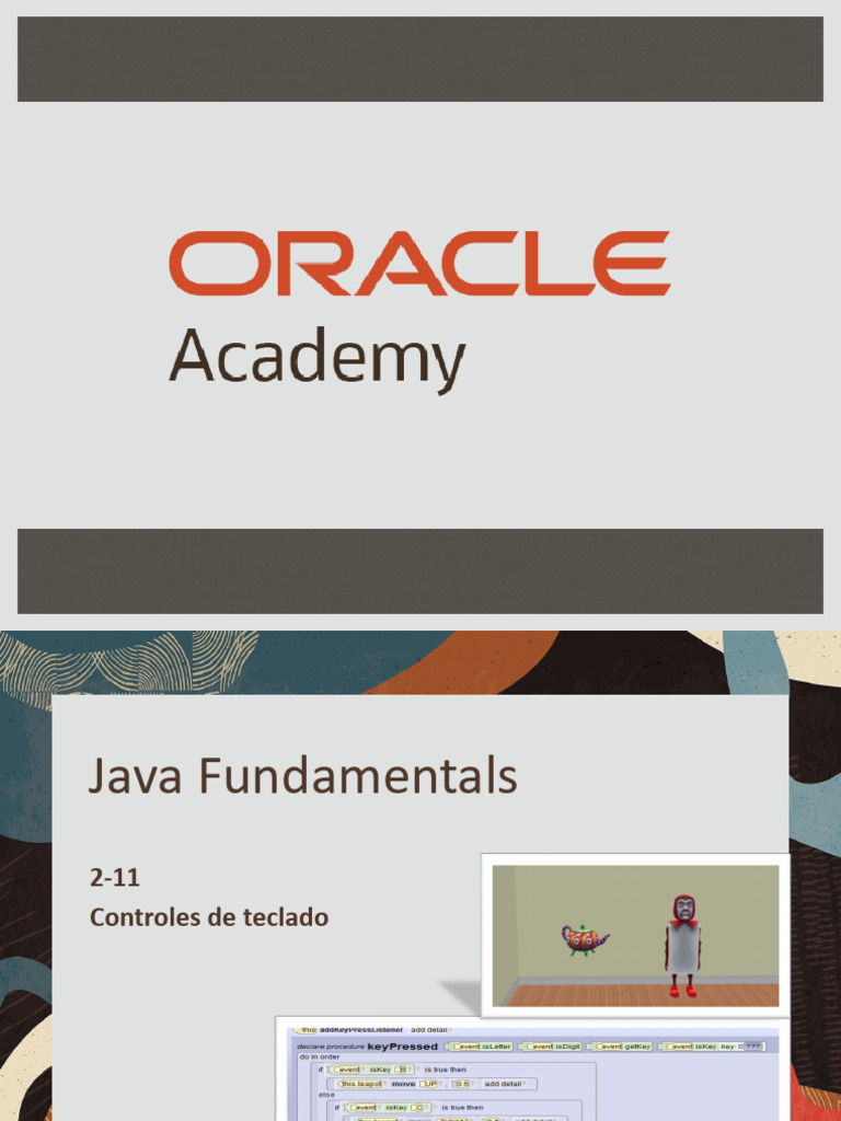 Controles de Teclado en Animaciones Java | PDF | Mi sql | Java ...