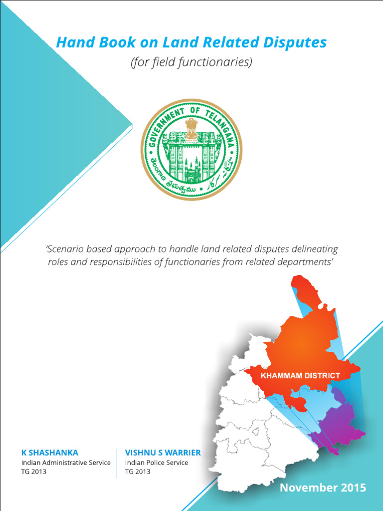 Handbook On Land Related Disputes - Soft | PDF