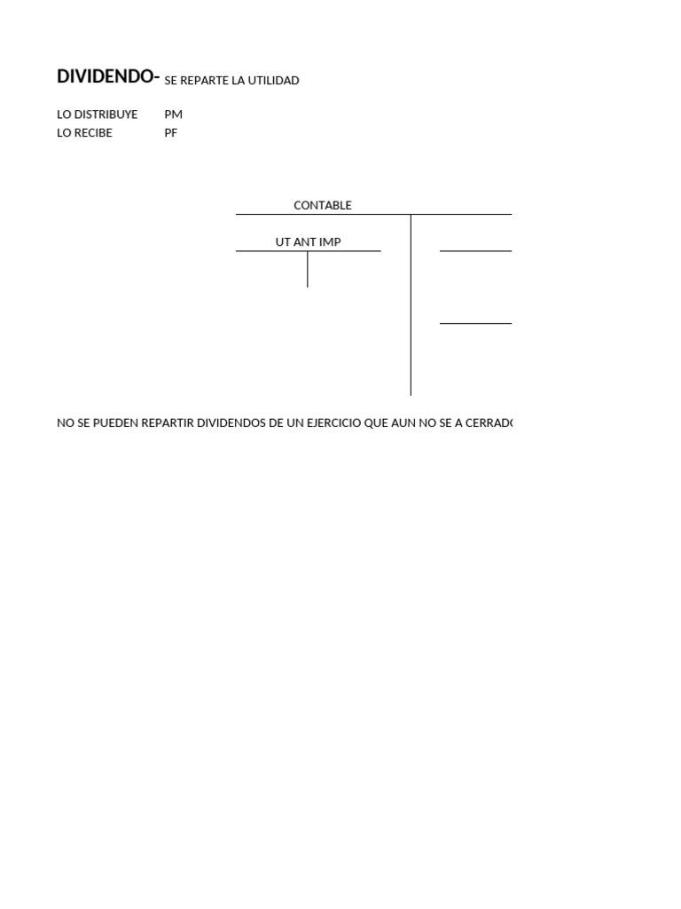Distribución de Dividendos y CUFIN | PDF | Impuesto sobre la renta ...
