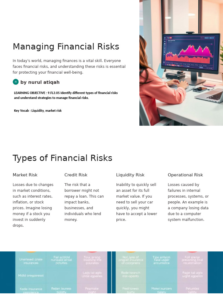 Strategies for Managing Financial Risks | PDF | Financial Risk | Risk