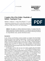 ANDERSON 1989 Complete Ricci-Flat Kahler-Manifolds of Infinite Topological Type-1