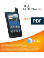 AT&T LG Thrill 4G Manual