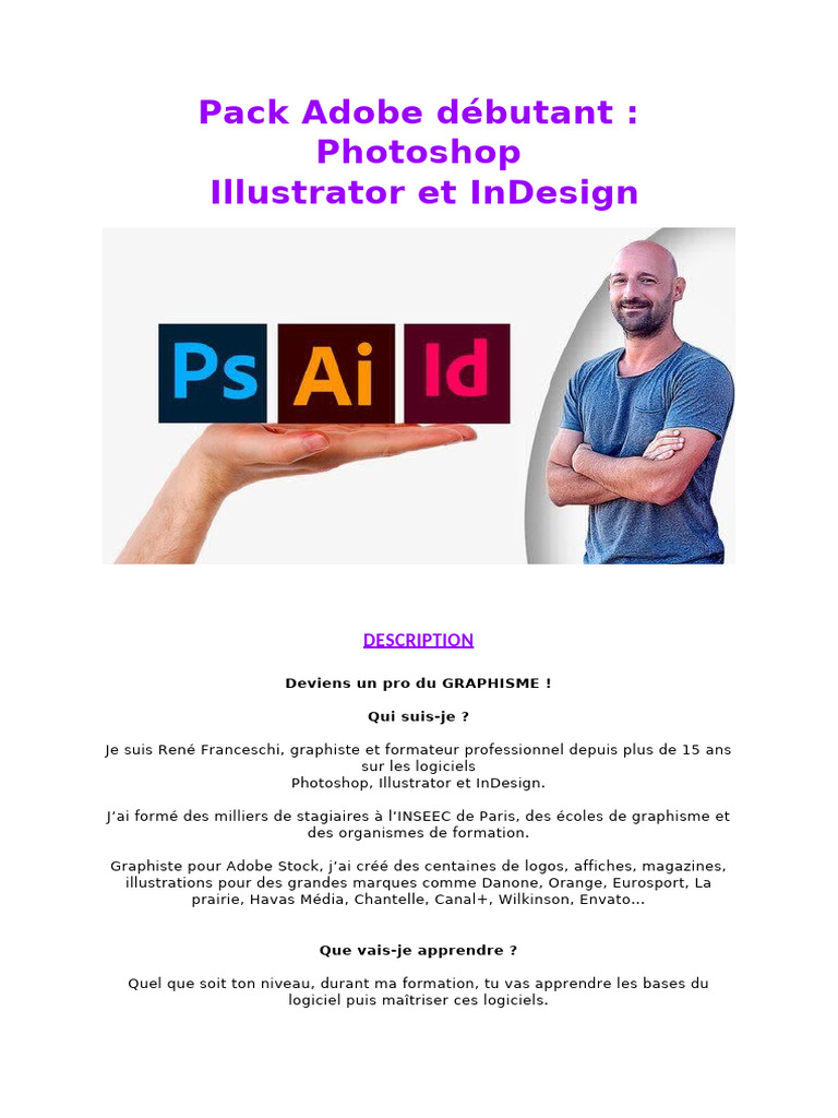 Pack Adobe Graphisme Débutant 2023 | PDF | Adobe InDesign | Adobe ...