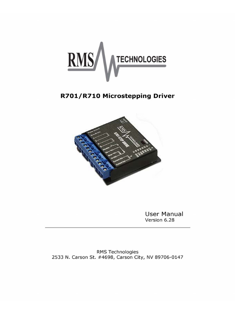 R701 R710 Step Driver-Manual v6 28 | PDF