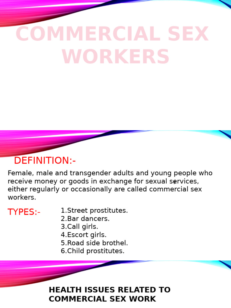 Commercial Sex Workers | PDF