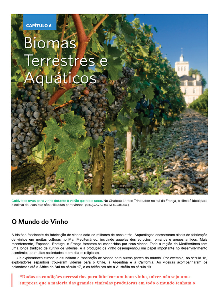 Capítulo 6 - Biomas Terrestres e Aquáticos - A Economia Da Natureza, 7 ...