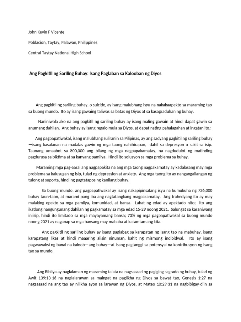 Position Paper Ko | PDF