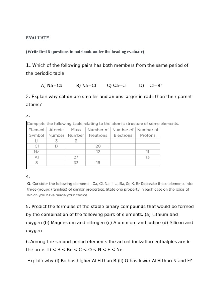 Evaluate Chapter 3 | PDF