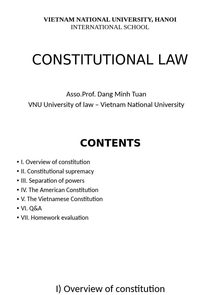 Section 6-Constitutional Law | PDF | Separation Of Powers | Judicial Review