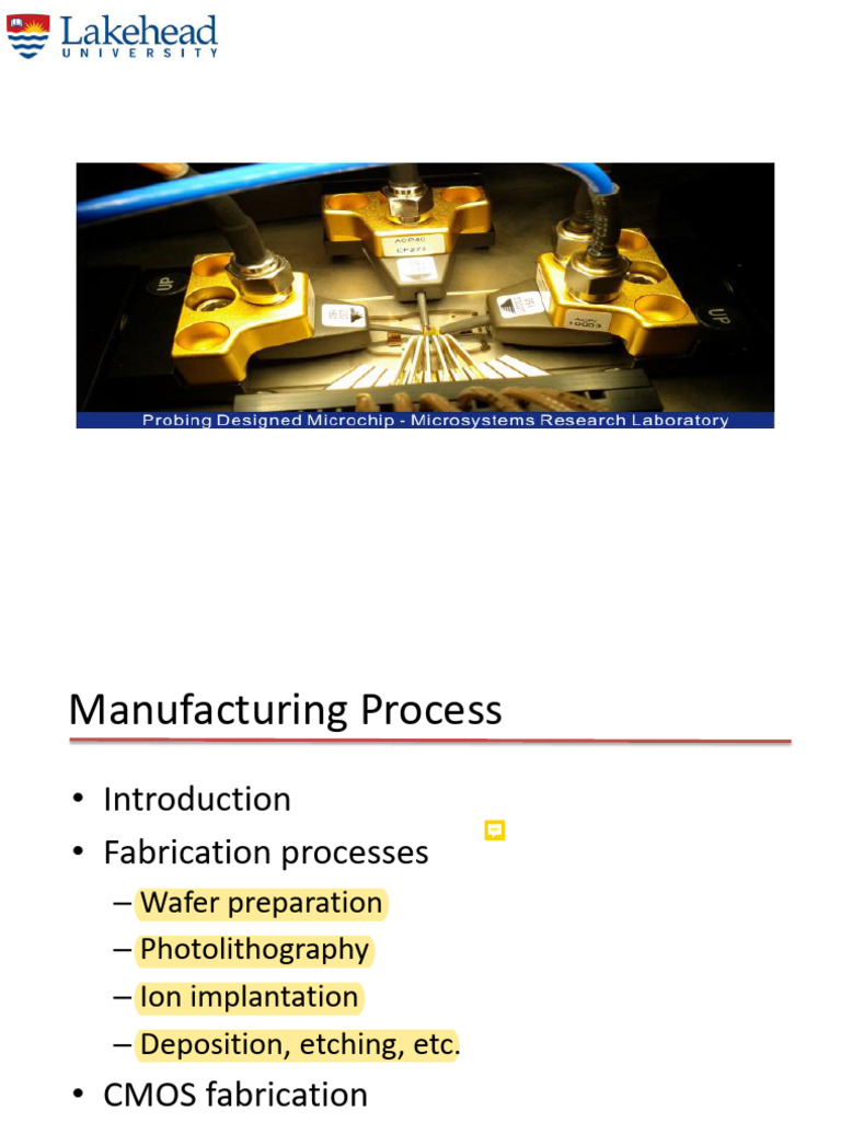 CMOS Fabrication Process Overview | PDF | Semiconductor Device ...