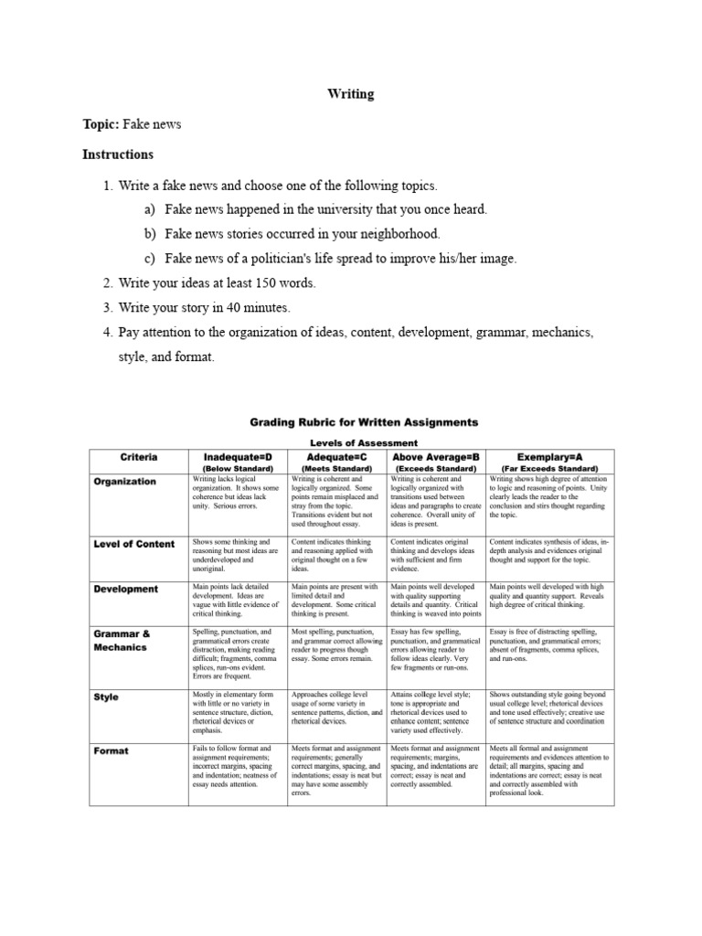 Writing UTS | PDF