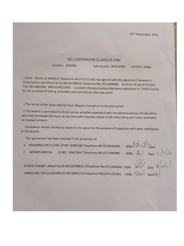 Lease | PDF