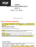 Basic ICT Skills Class 10 Notes | PDF | Operating System | Computer File