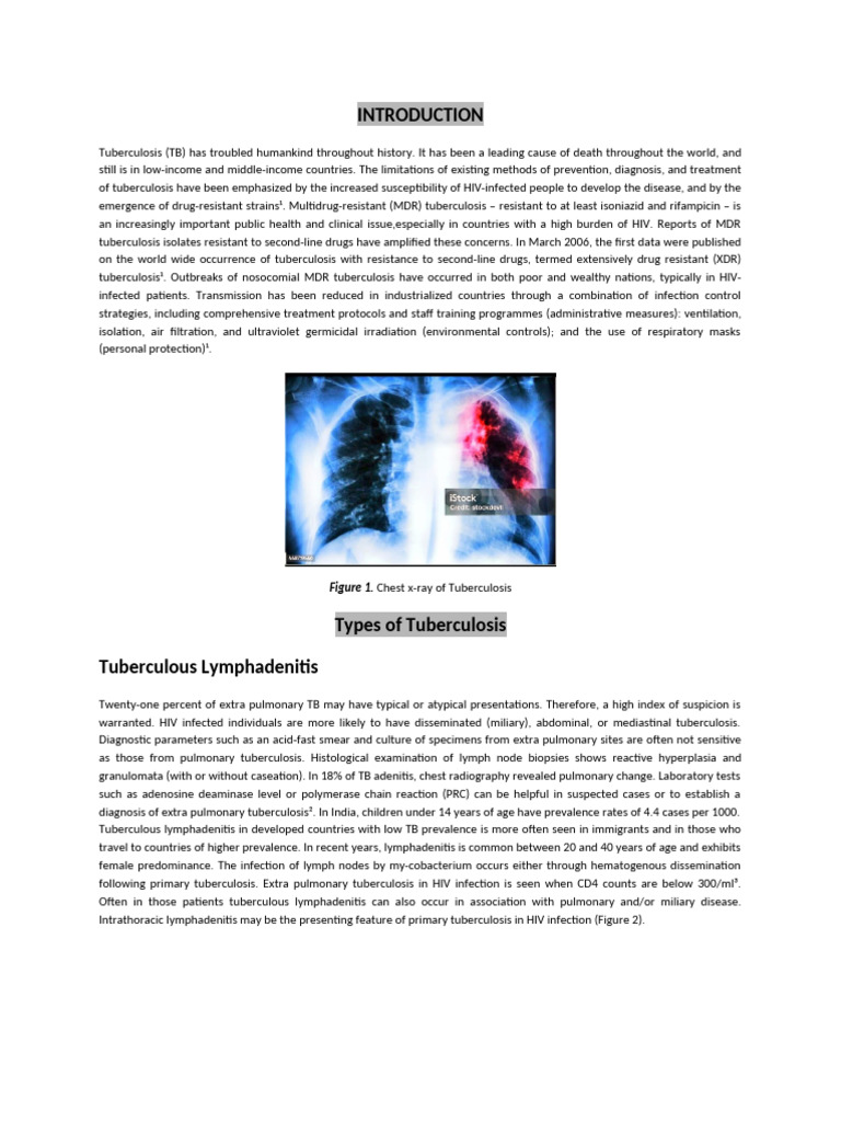 Understanding Tuberculosis Types and Pathophysiology | PDF ...