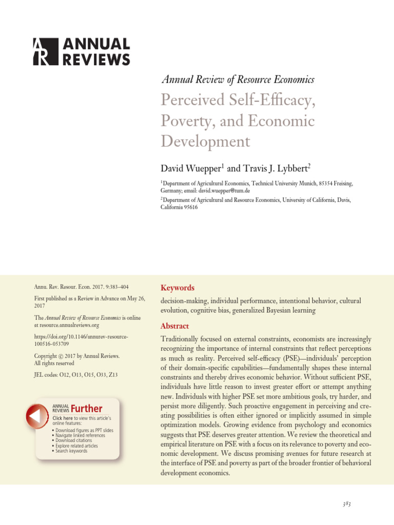 Self Efficacy | PDF | Self Esteem | Self Efficacy