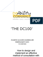 Disability Cornwall - DC100 Consultation Model