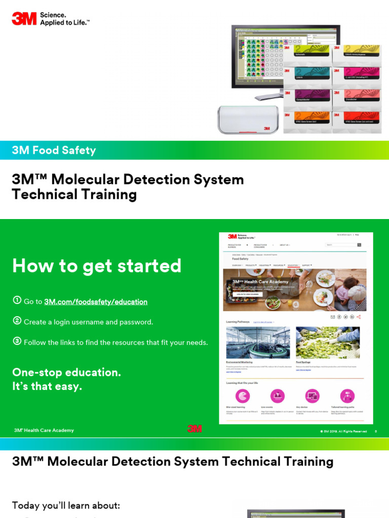3M MDS Technical Training Webinar - Handout | PDF | Polymerase Chain ...