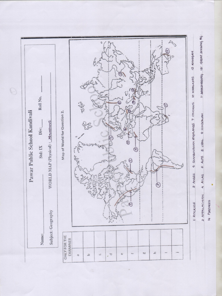 World Map1 | PDF