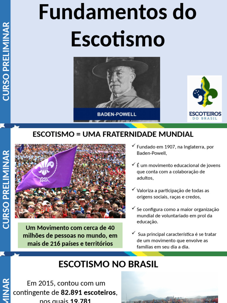 Fundamentos do Escotismo e sua Importância | PDF | Escotismo