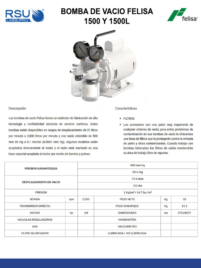 Felisa 1500 | PDF