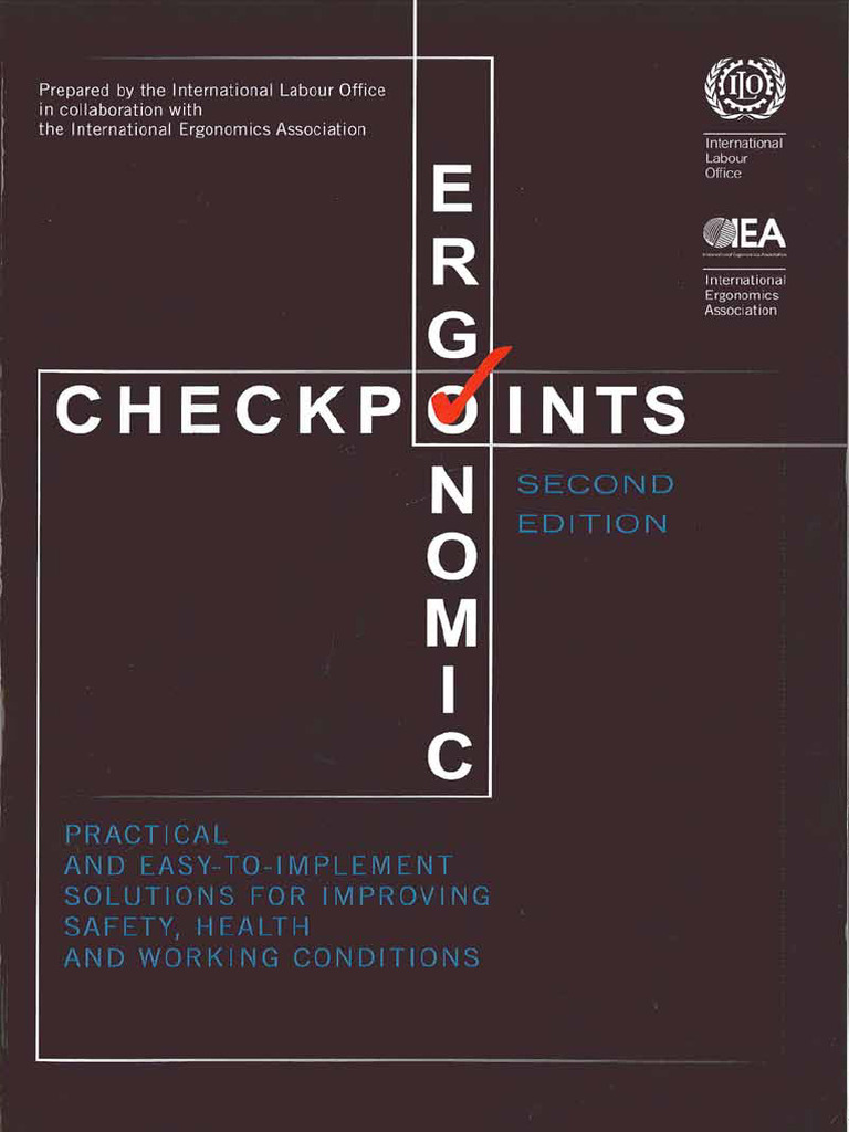 ILO Ergonomic Checkpoints Manual | PDF | Human Factors And Ergonomics ...