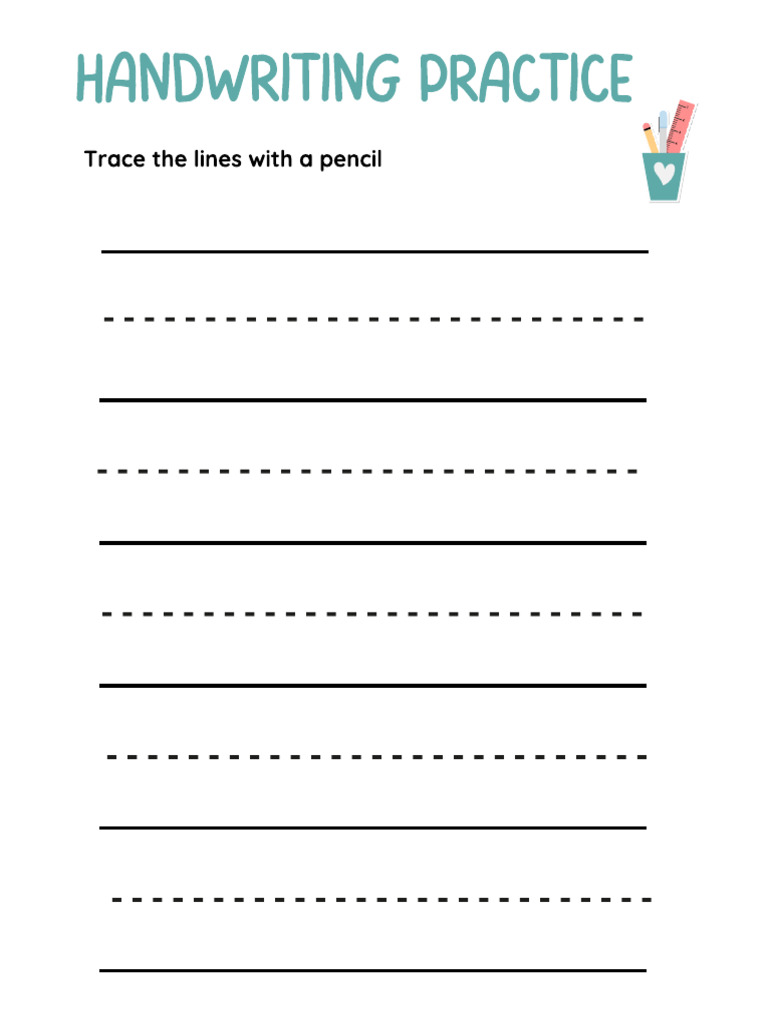 Tracing Practise | PDF