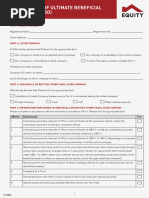 UBO Declaration Form for Mauritius | PDF