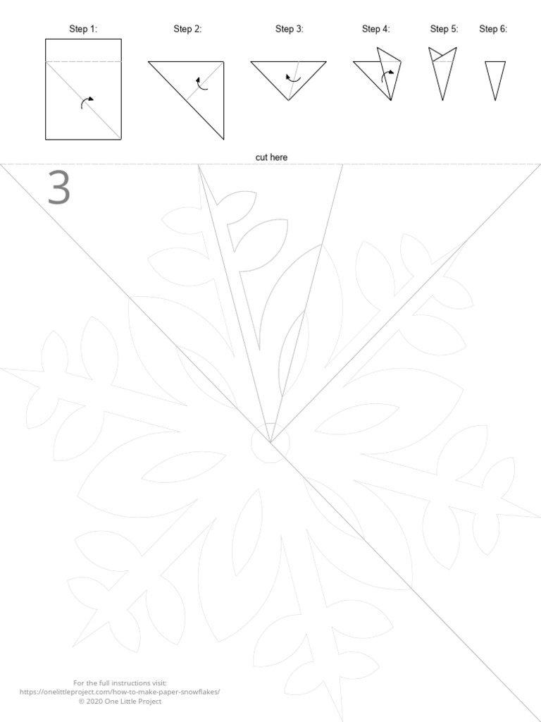 Paper Snowflakes Templates 3 | PDF