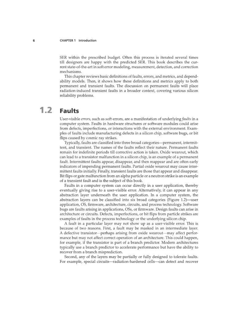 Architecture Design For Soft Errors - 1.3 - 1.5 | PDF