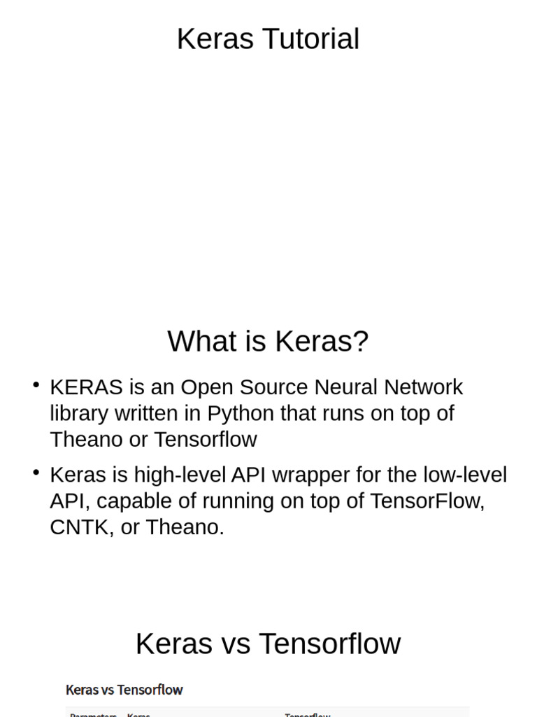 Keras Neural Network Tutorial Guide | PDF | Deep Learning | Regression ...