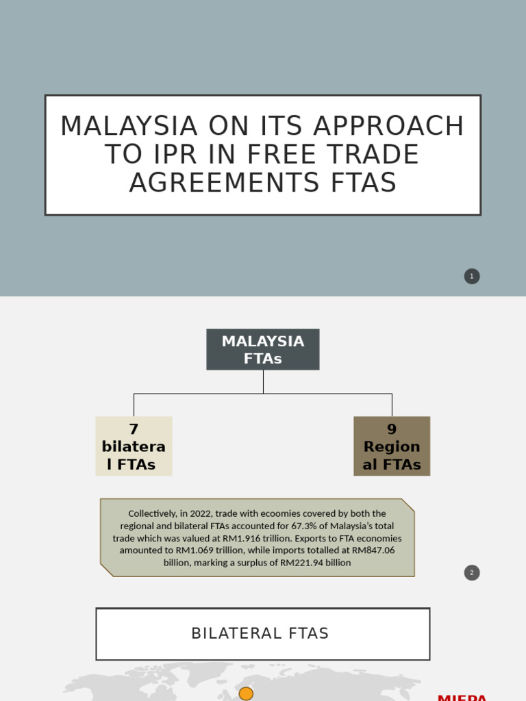 4.1.1a - MY FTA 02082023-Final | PDF | Trademark | Intellectual Property