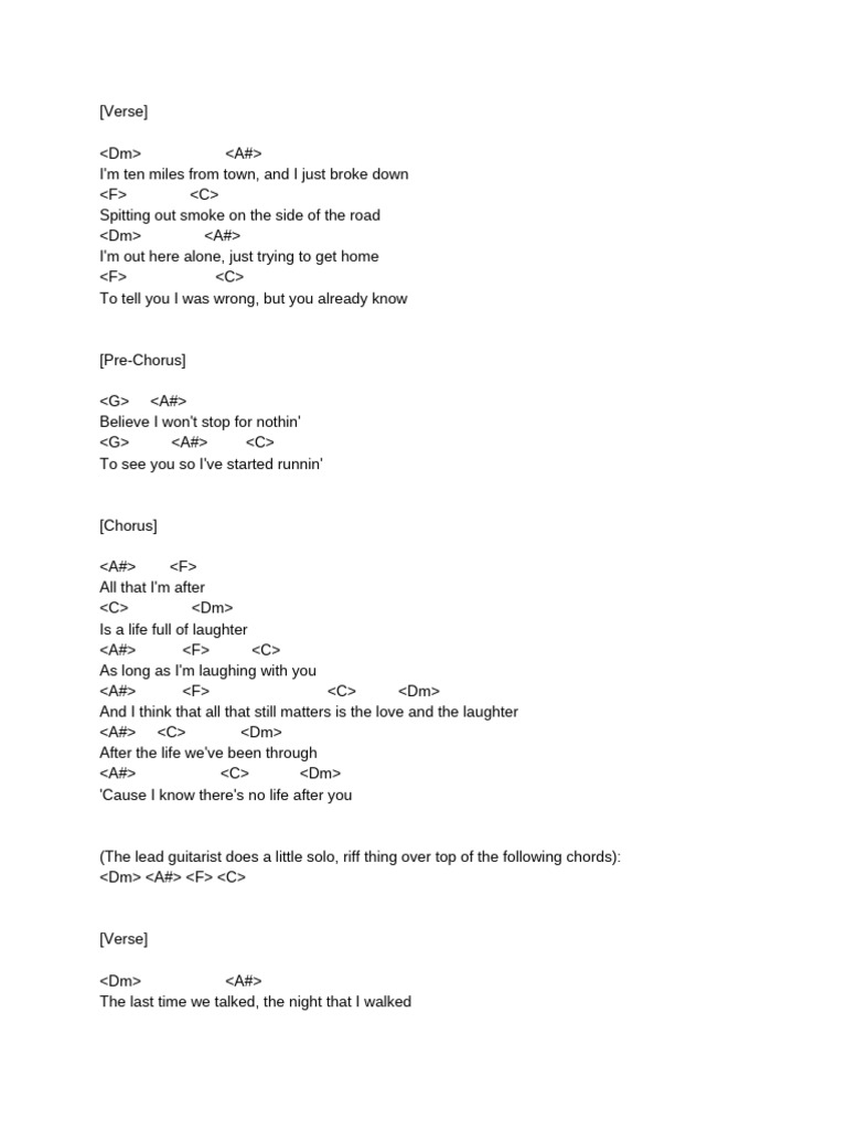 -Verse- | PDF | Song Structure | Songs