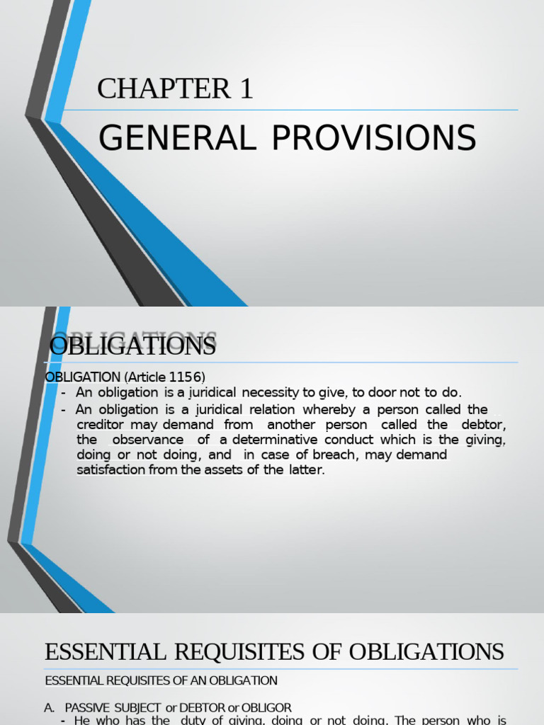 Understanding Legal Obligations and Duties | PDF | Law Of Obligations ...