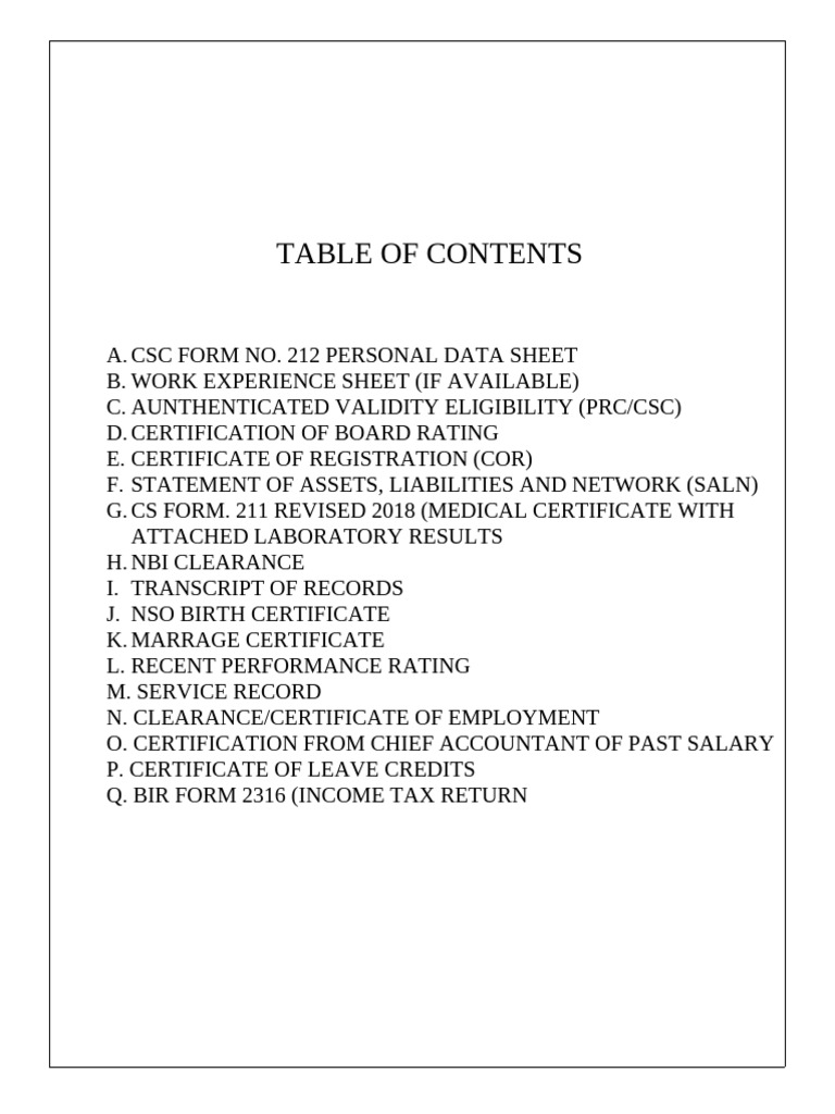 Table of Contents | PDF