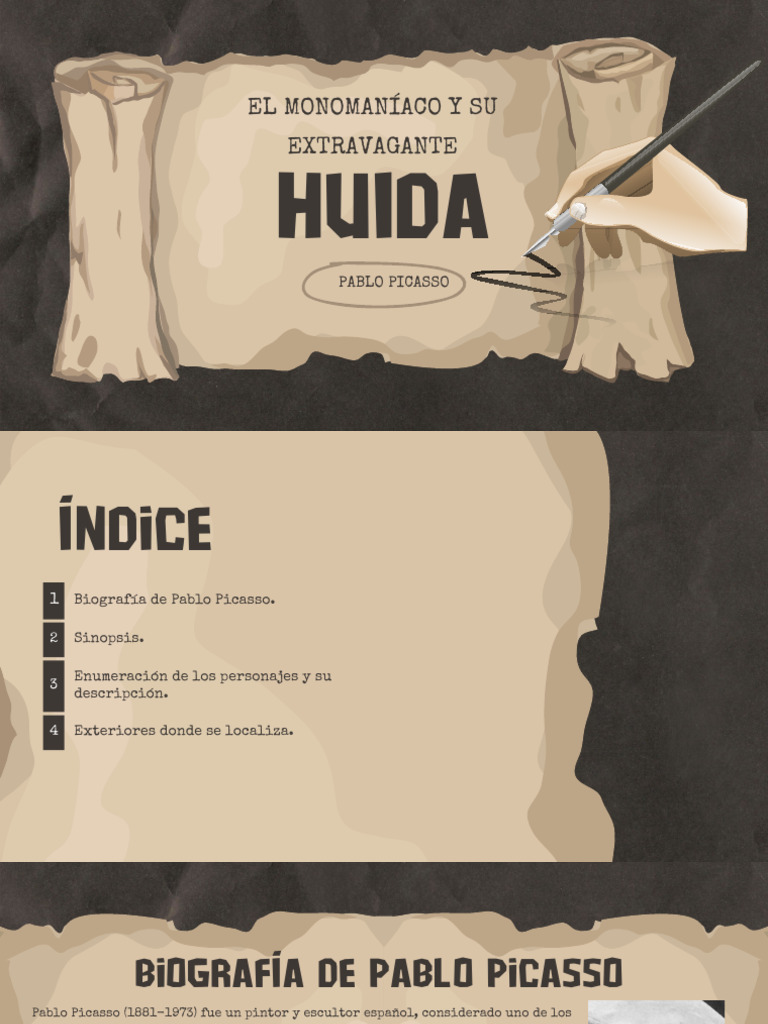 Presentaci%C3%B3n de Historia Proyecto Trabajo Papel Antiguo Vintage ... image.