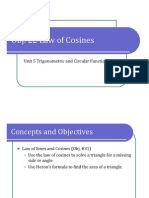 Obj. 22 Law of Cosines (Presentation)