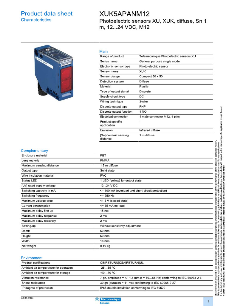 TELEMECANIQUE SENSORS | PDF