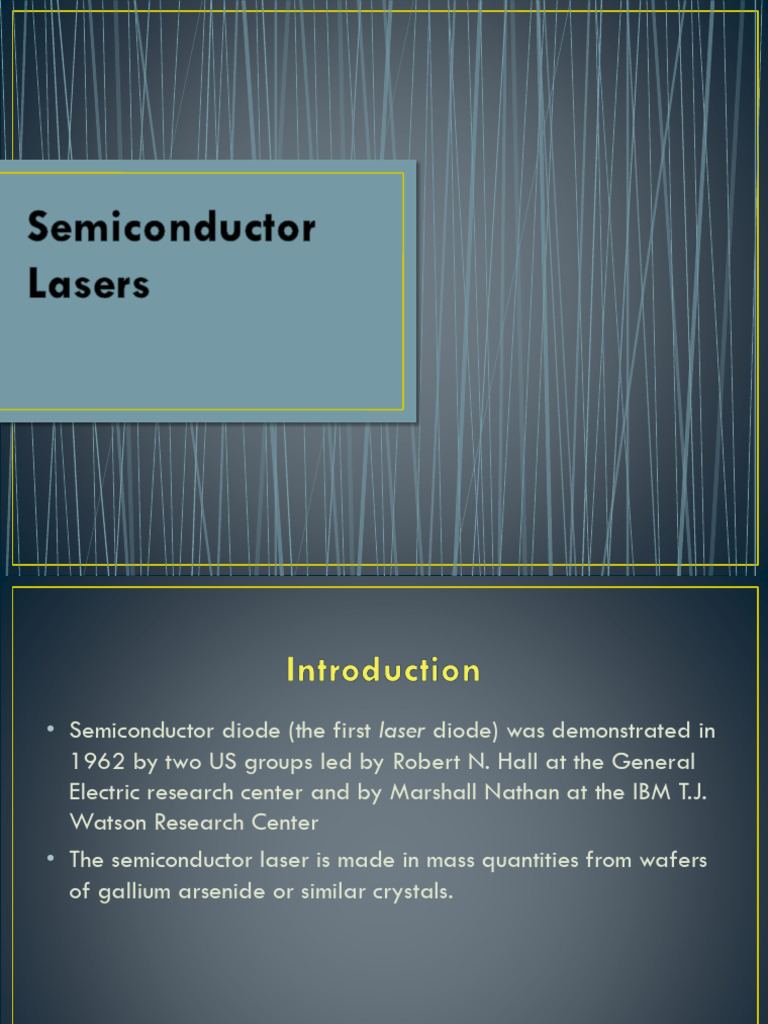 semiconductorlaser-160309135834 | PDF | Laser Diode | Laser