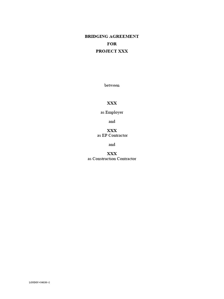 Bridging Agreement | PDF | Arbitration | Liquidated Damages