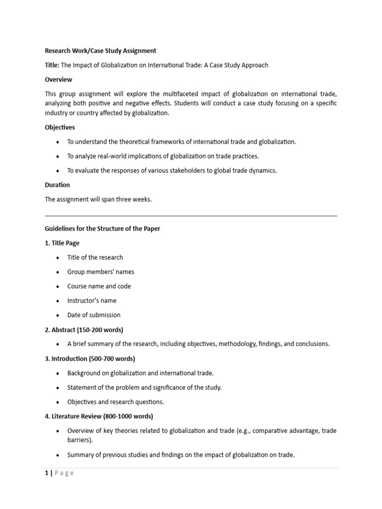 Research Work International Economics Pdf Methodology Abstract