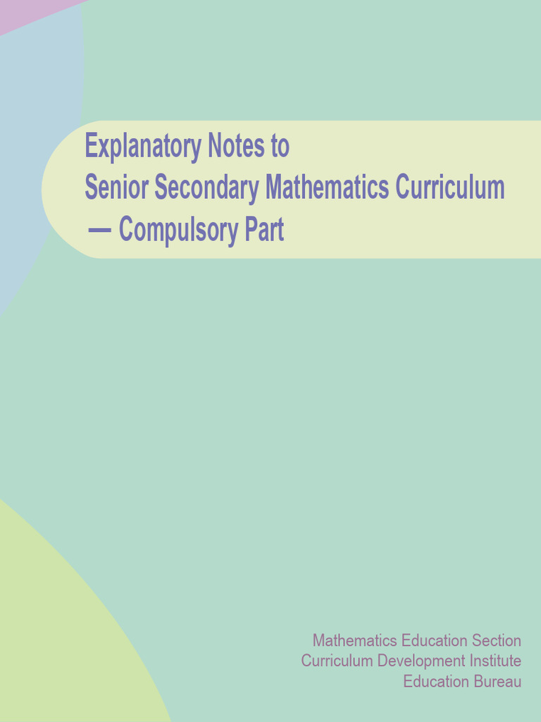 Explanatory Notes - Compulsory (Eng) | PDF | Quadratic Equation | Equations