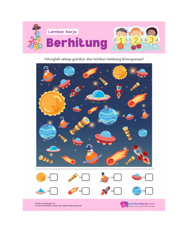 Worksheet Berhitung Pdf