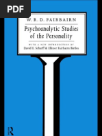 Download WRD Fairbairn - Psychoanalytic Studies of the Personality by Robert Frederickson SN83000664 doc pdf
