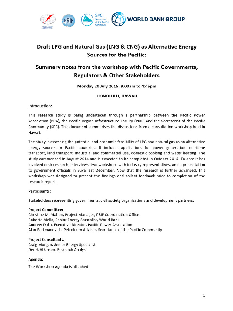LPG and LNG as Pacific Energy Solutions | PDF | Liquefied Natural Gas ...