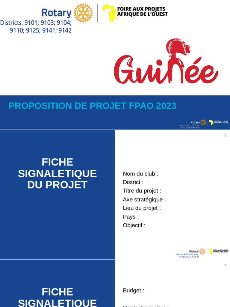 Proposition de Projet FPAO 2023 | PDF