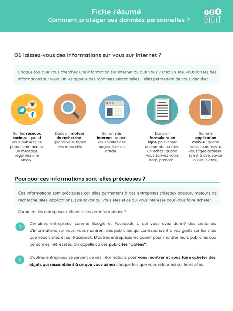 Protéger ses données personnelles en ligne | PDF | Cookie (informatique ...