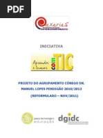 Projeto - Aprender e Inovar Com TIC - 2011_2013 - Ag. Caxarias