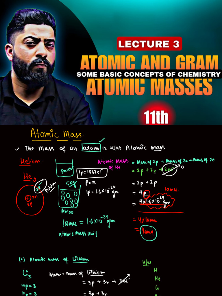 Some Basic Concept of Chemistry Lecture 3 | PDF